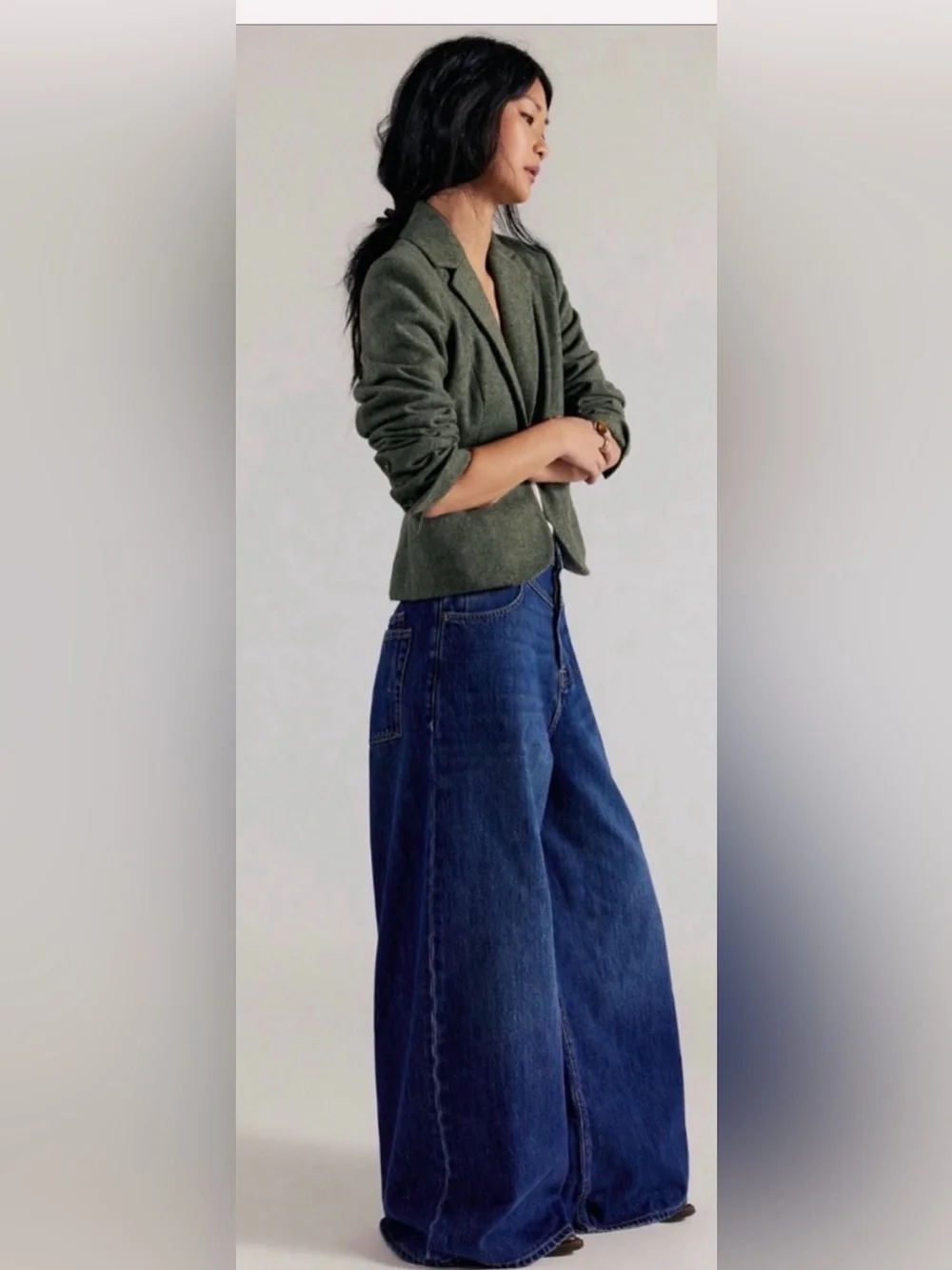 Free People We The Free Give And Take Baggy Wide-Leg Jeans. NWT. Lovers only
